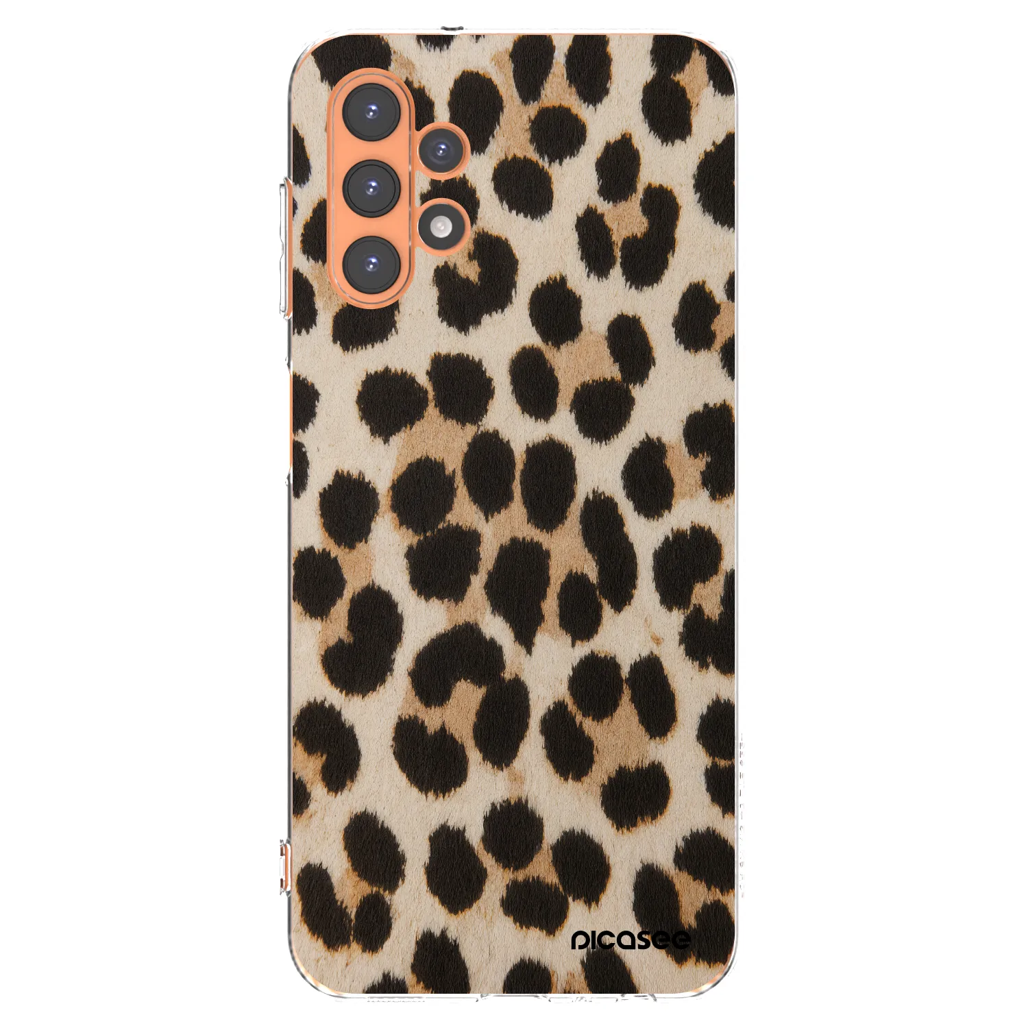 Picasee silikonska prozirna maskica za Samsung Galaxy A13 5G - Brown Tiger