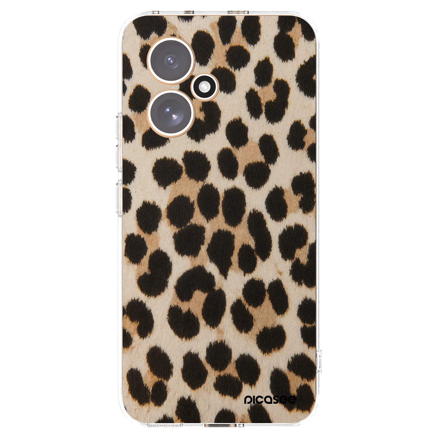 Picasee silikonska prozirna maskica za Honor 400 5G - Brown Tiger