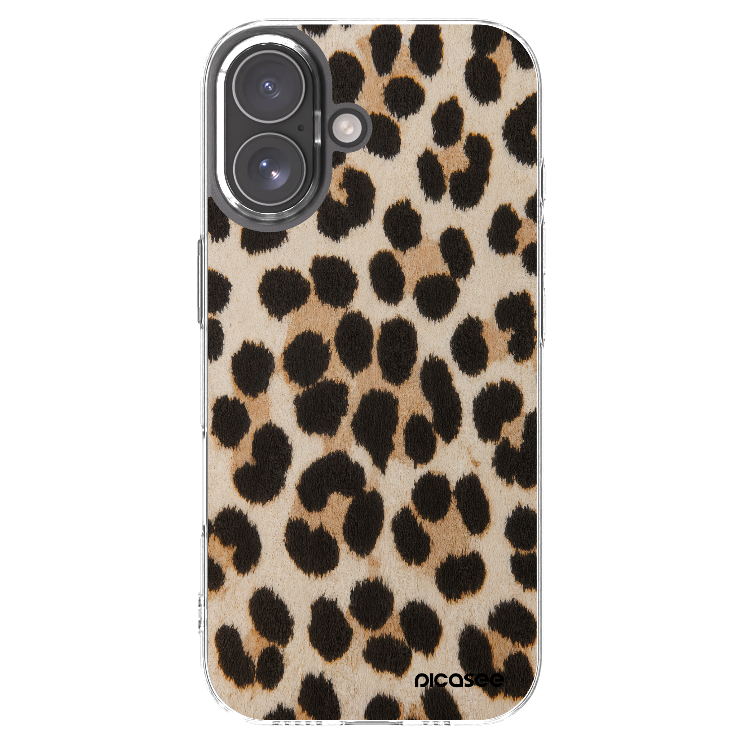 Picasee silikonska prozirna maskica za Apple iPhone 17 - Brown Tiger
