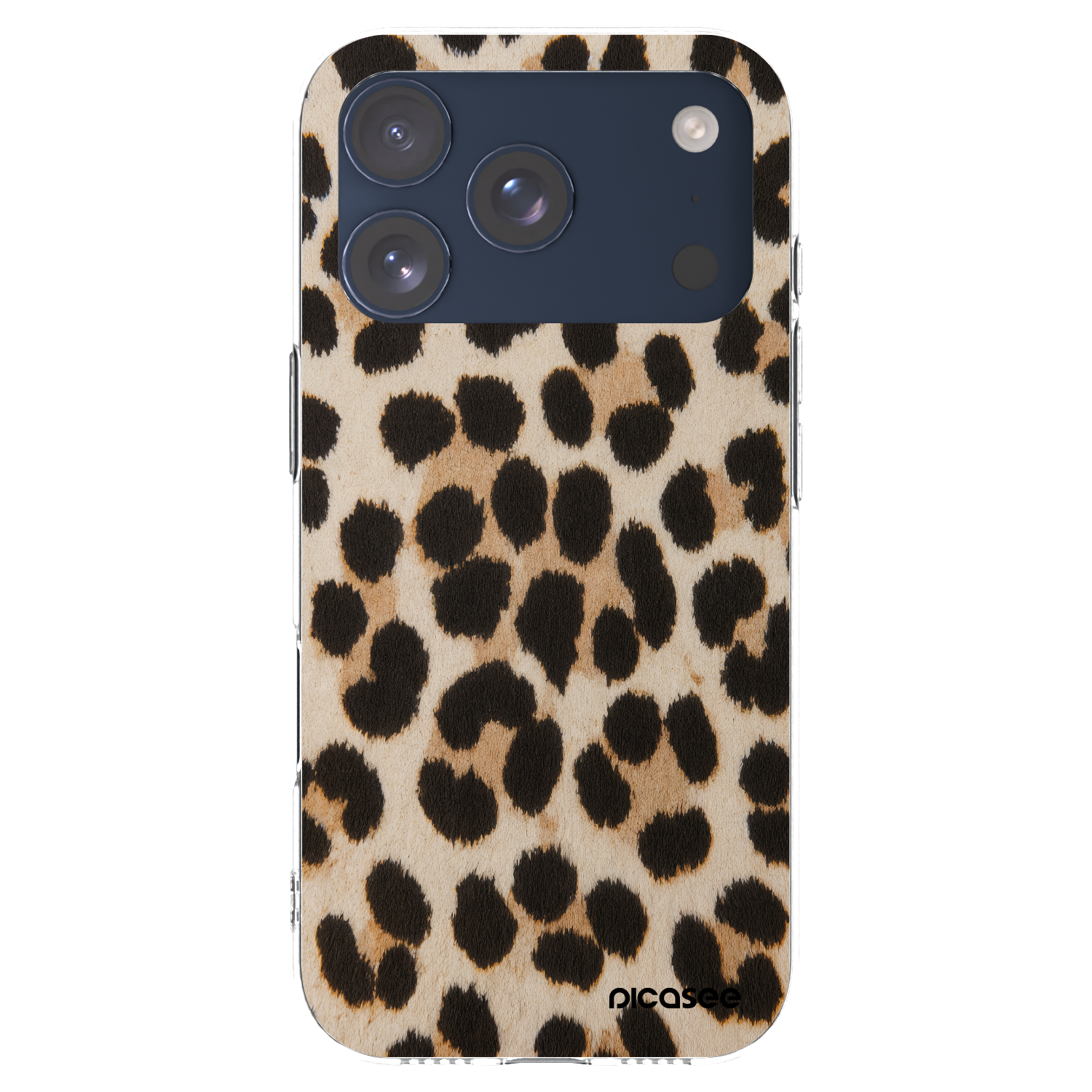 Picasee silikonska prozirna maskica za Apple iPhone 17 Pro - Brown Tiger