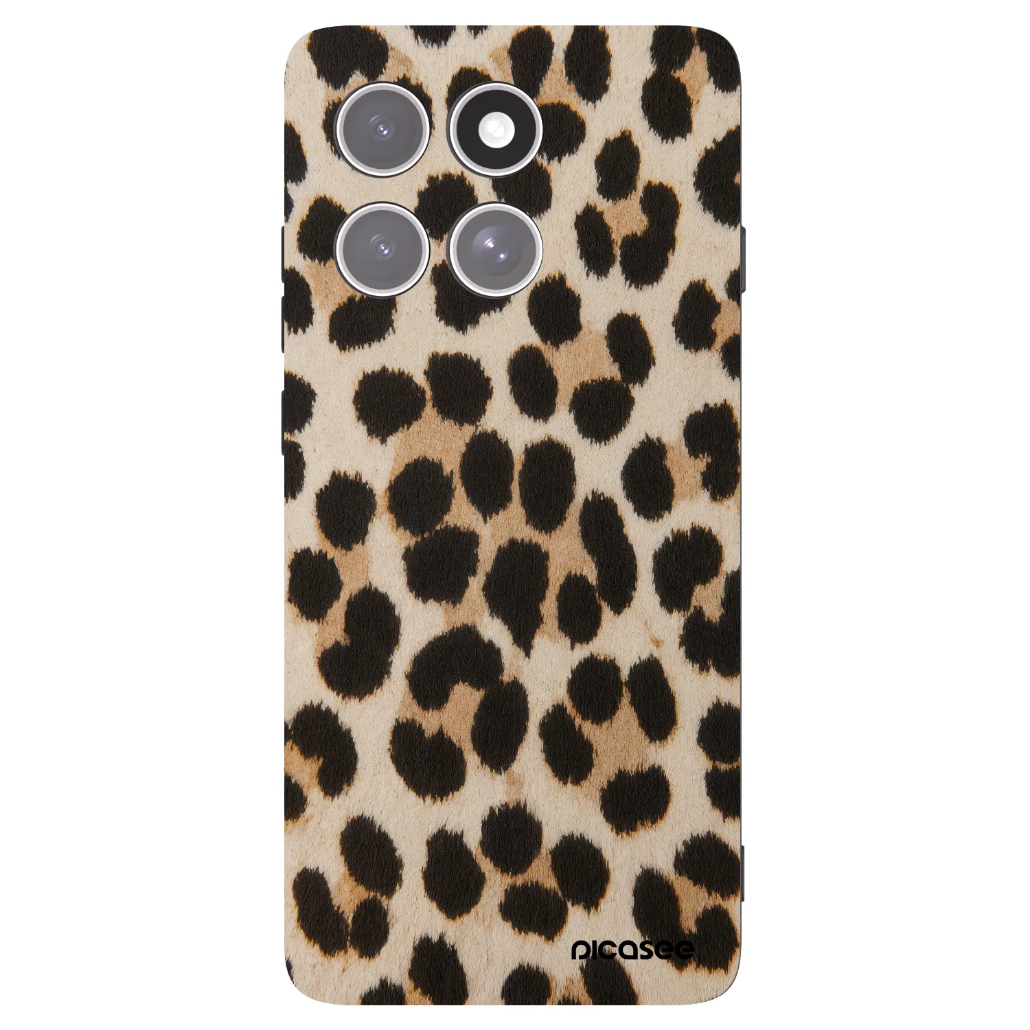 Picasee crna silikonska maskica za Motorola Edge 60 Pro - Brown Tiger