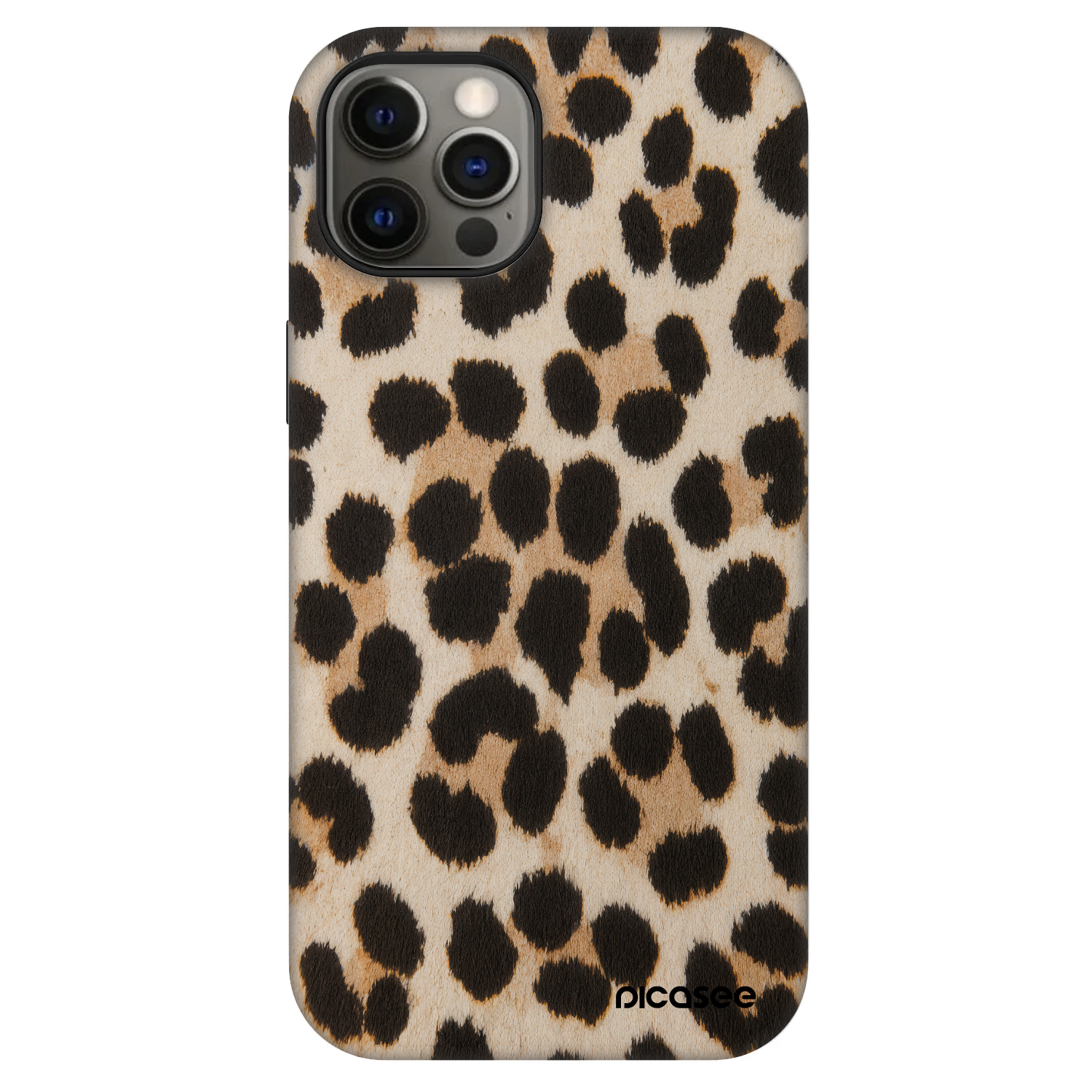 Picasee Fashion Case MagSafe za Apple iPhone 12 - Brown Tiger