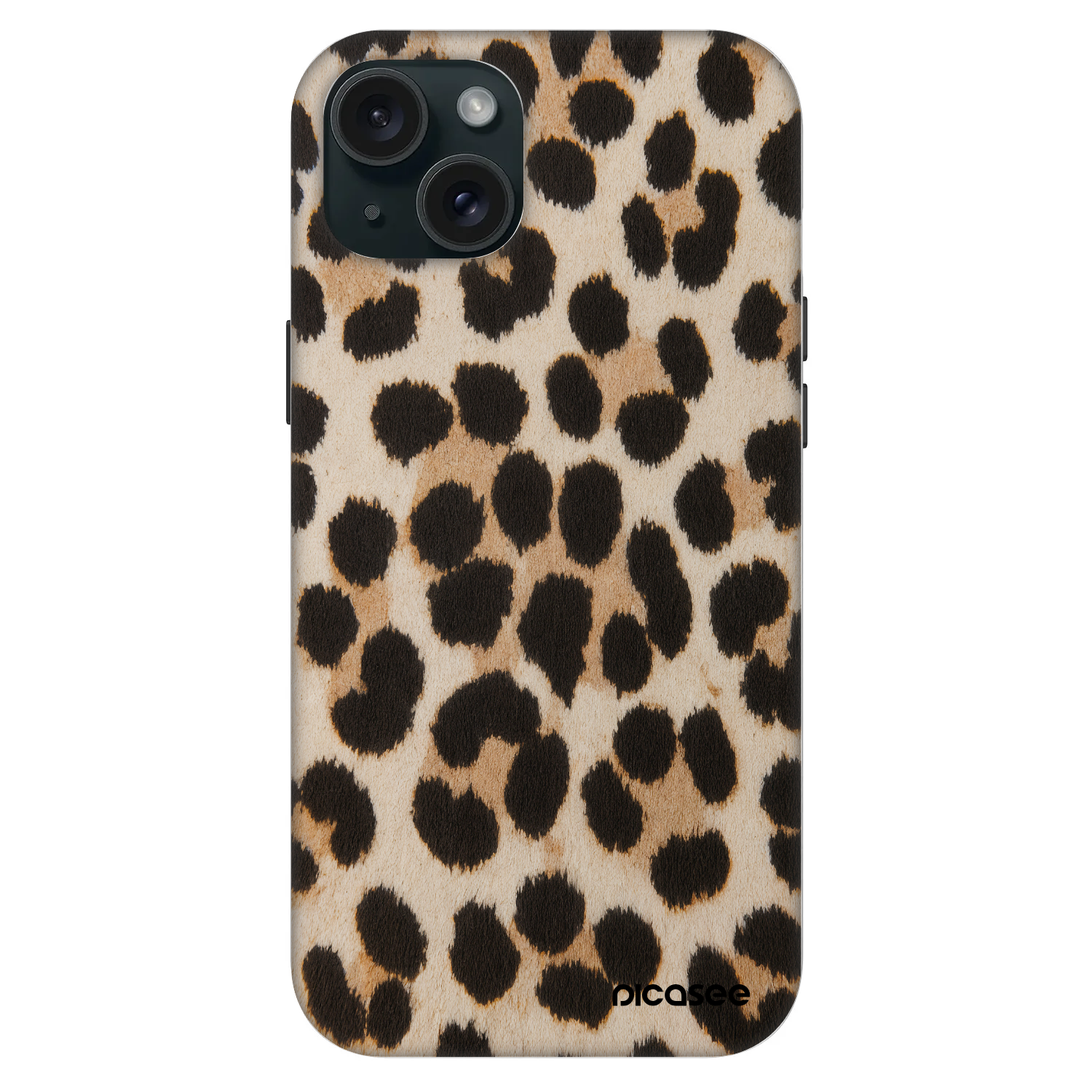 Picasee Fashion Case MagSafe za Apple iPhone 15 Plus - Brown Tiger