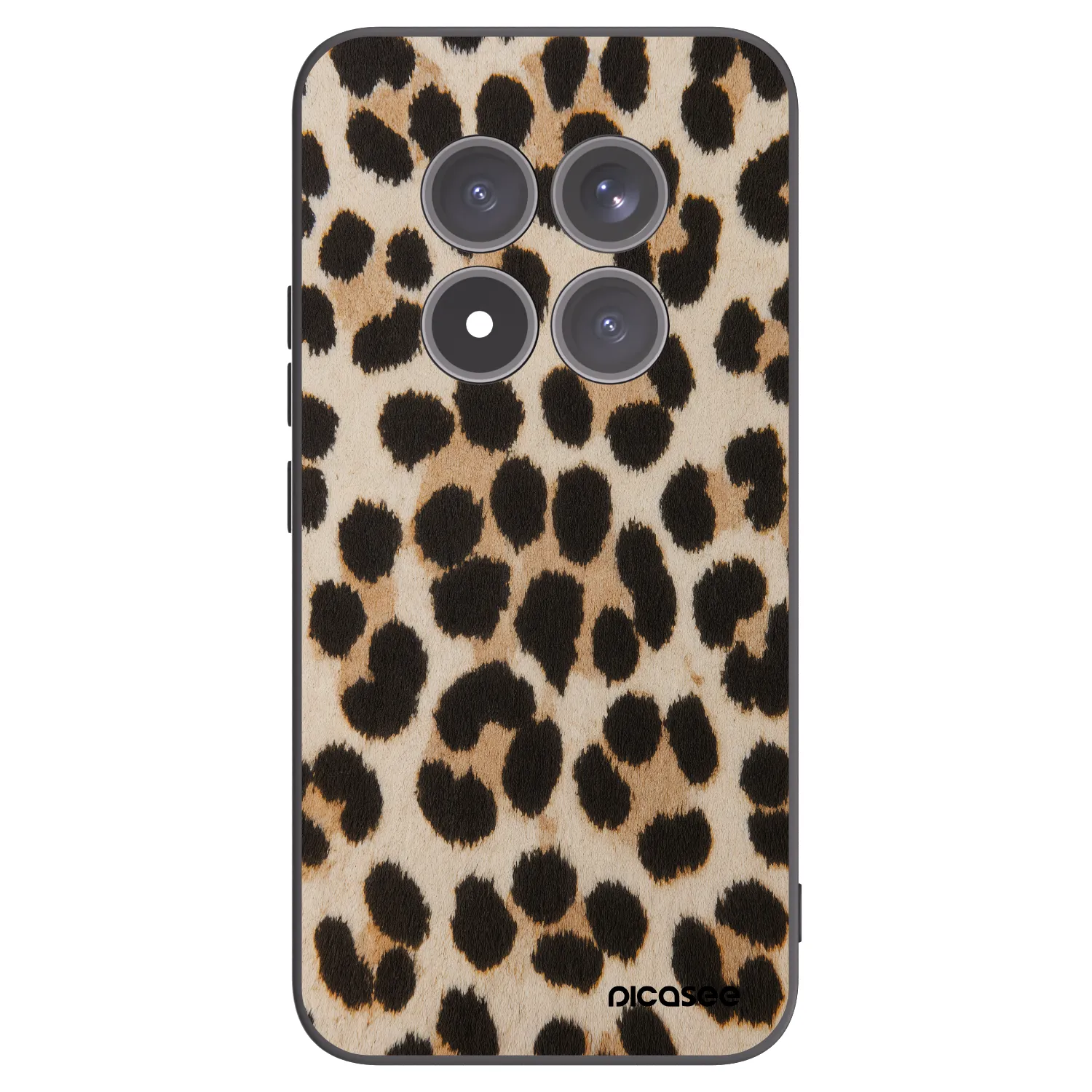 Picasee crna silikonska maskica za Xiaomi Redmi Note 15 Pro+ - Brown Tiger