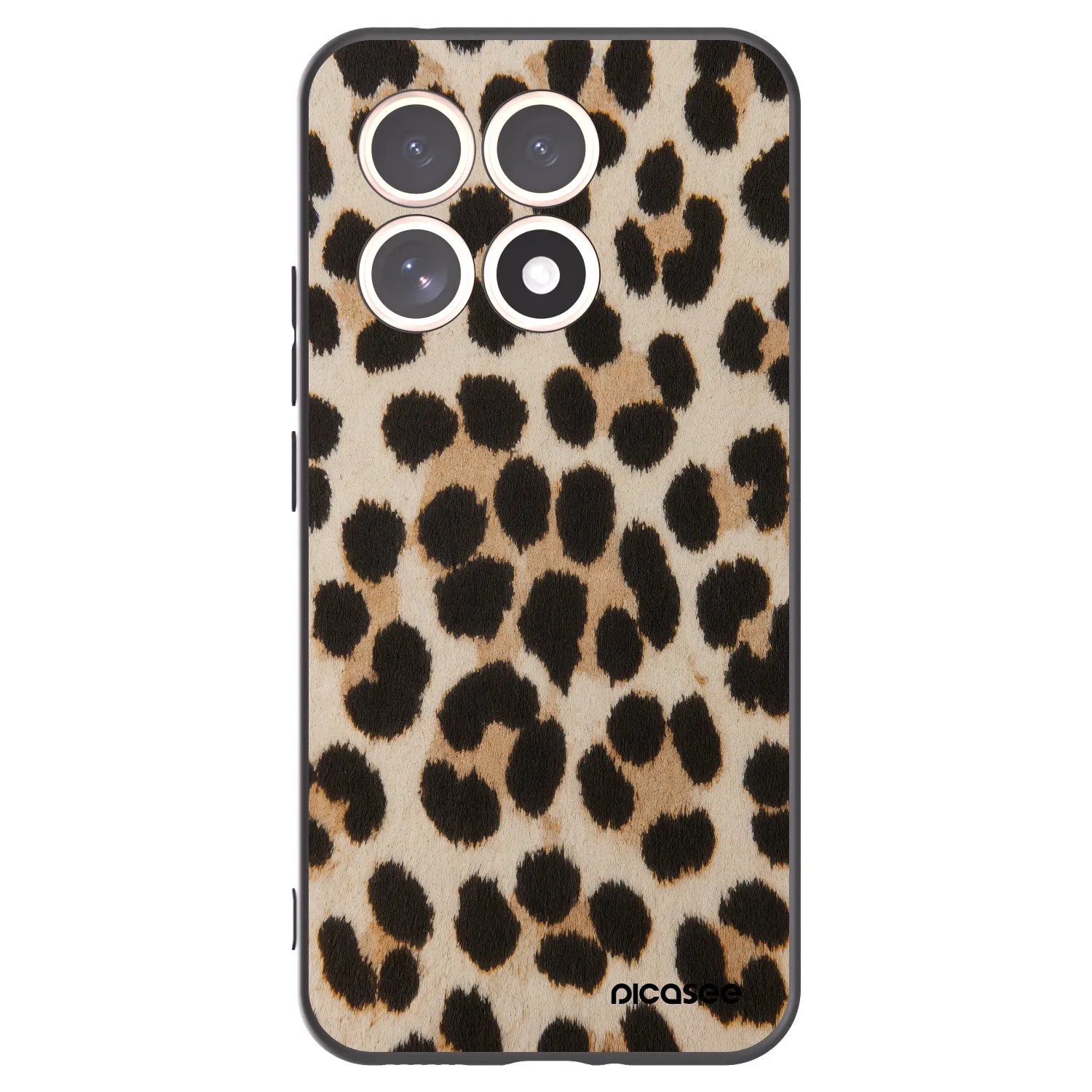 Picasee crna silikonska maskica za Xiaomi 15T - Brown Tiger