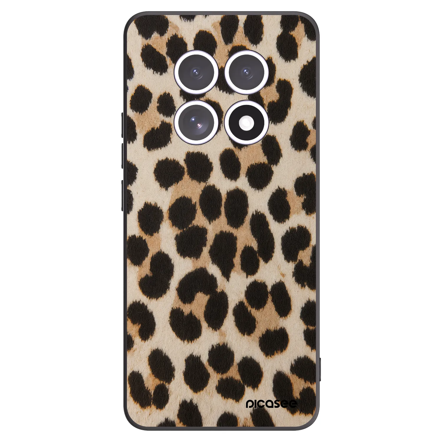 Picasee crna silikonska maskica za Xiaomi Redmi Note 15 - Brown Tiger