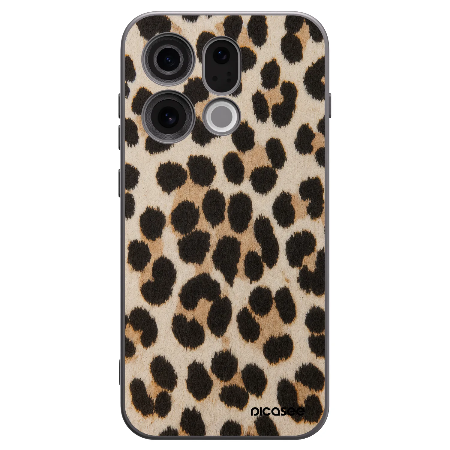 Picasee crna silikonska maskica za OPPO Find X9 - Brown Tiger