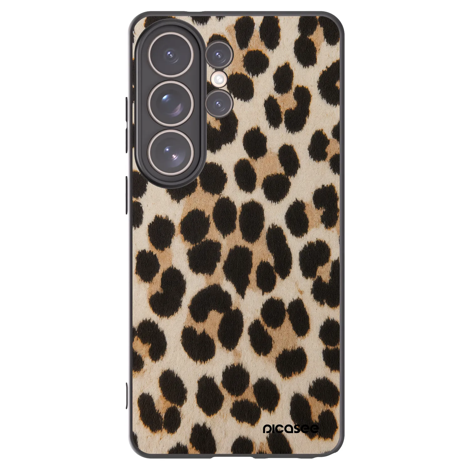 Picasee crna silikonska maskica za Samsung Galaxy S26 Ultra - Brown Tiger