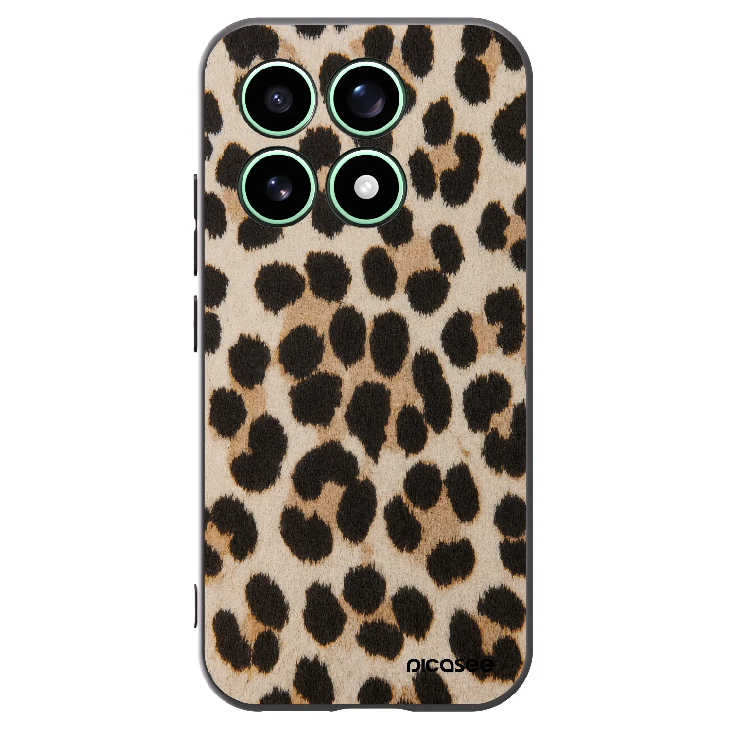 Picasee crna silikonska maskica za Xiaomi 17 - Brown Tiger