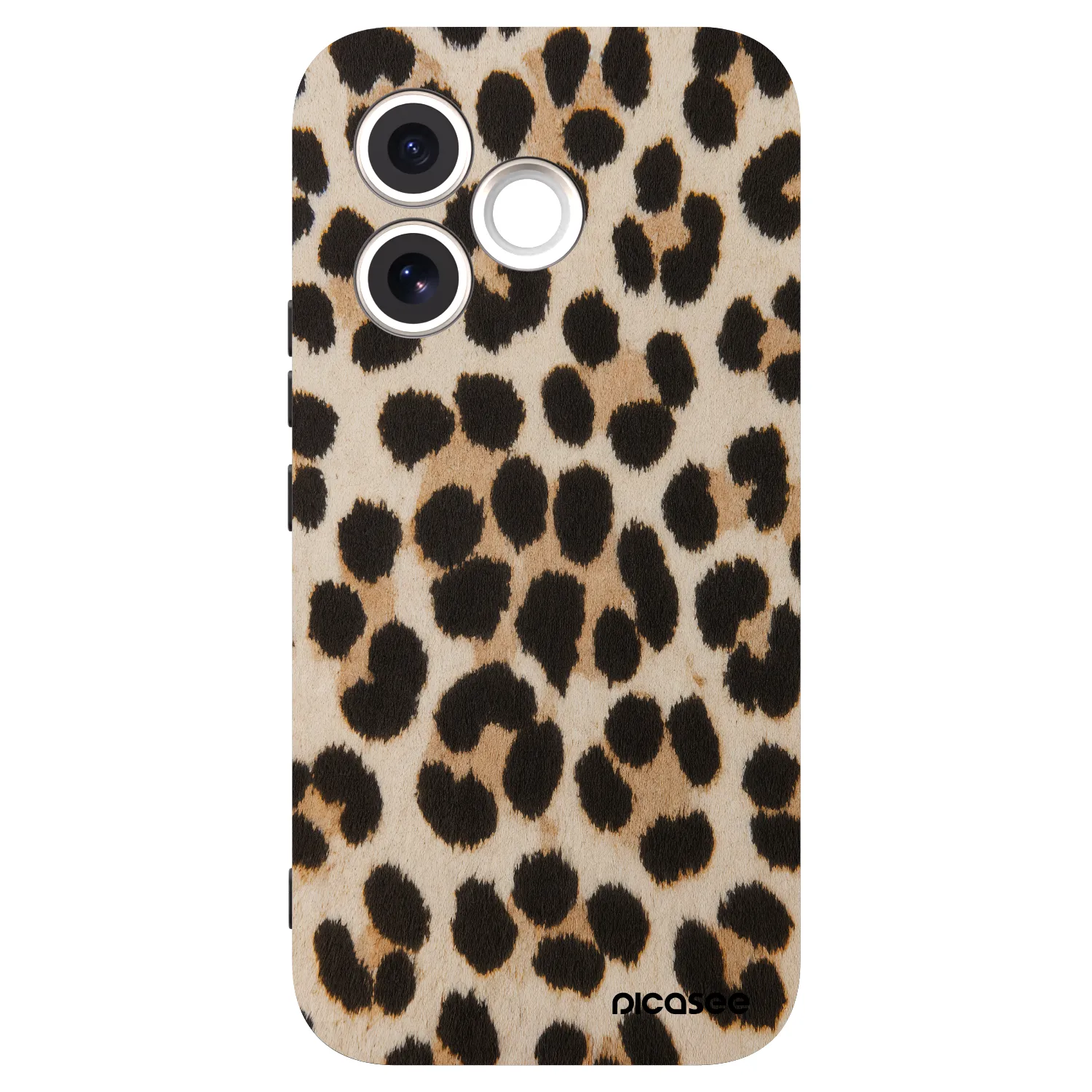 Picasee crna silikonska maskica za Honor 600 Lite - Brown Tiger