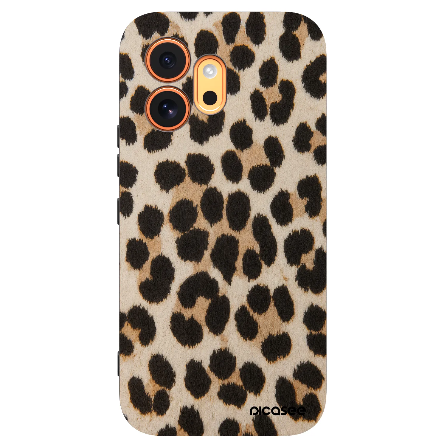 Picasee crna silikonska maskica za Honor 600 - Brown Tiger