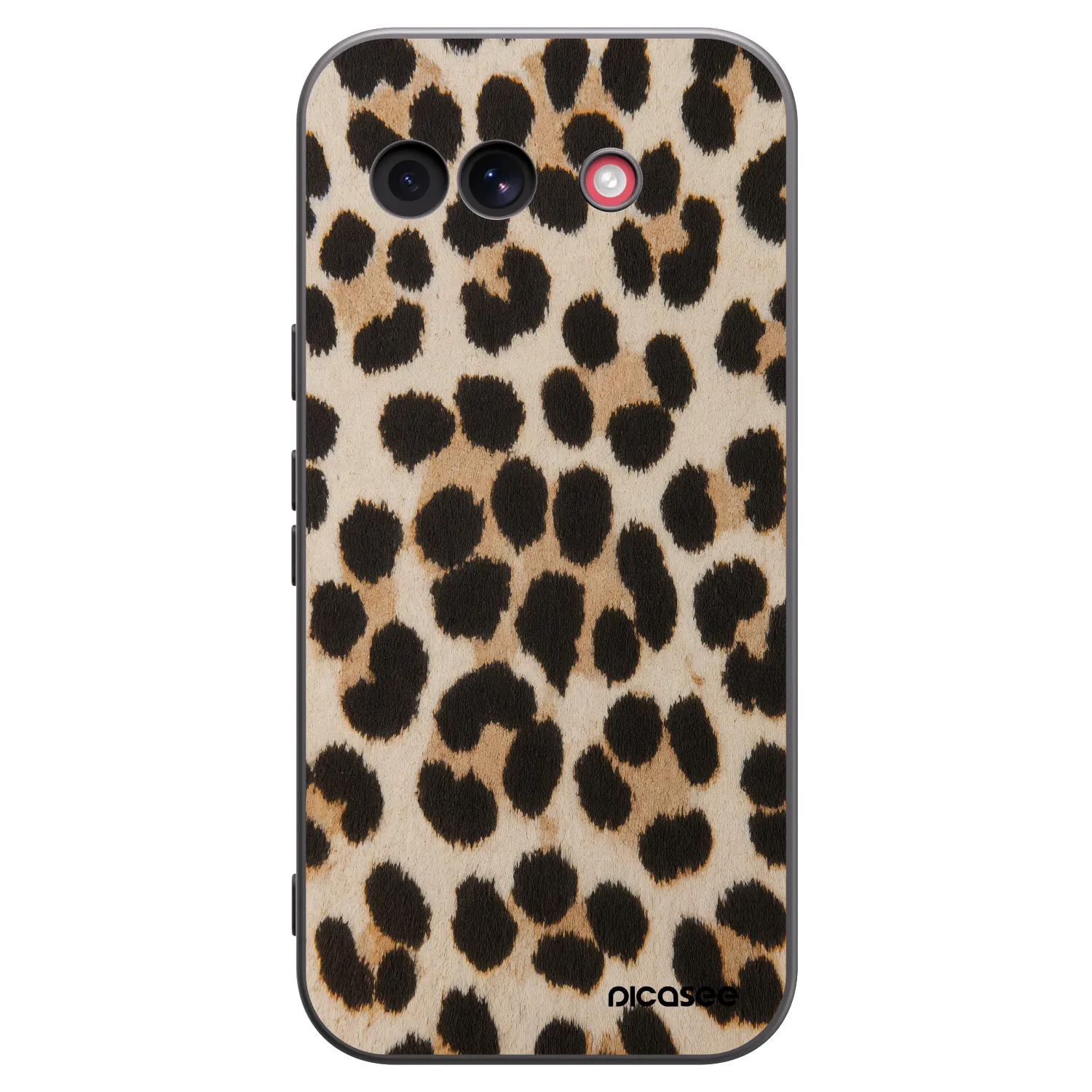 Picasee crna silikonska maskica za Google Pixel 10a - Brown Tiger