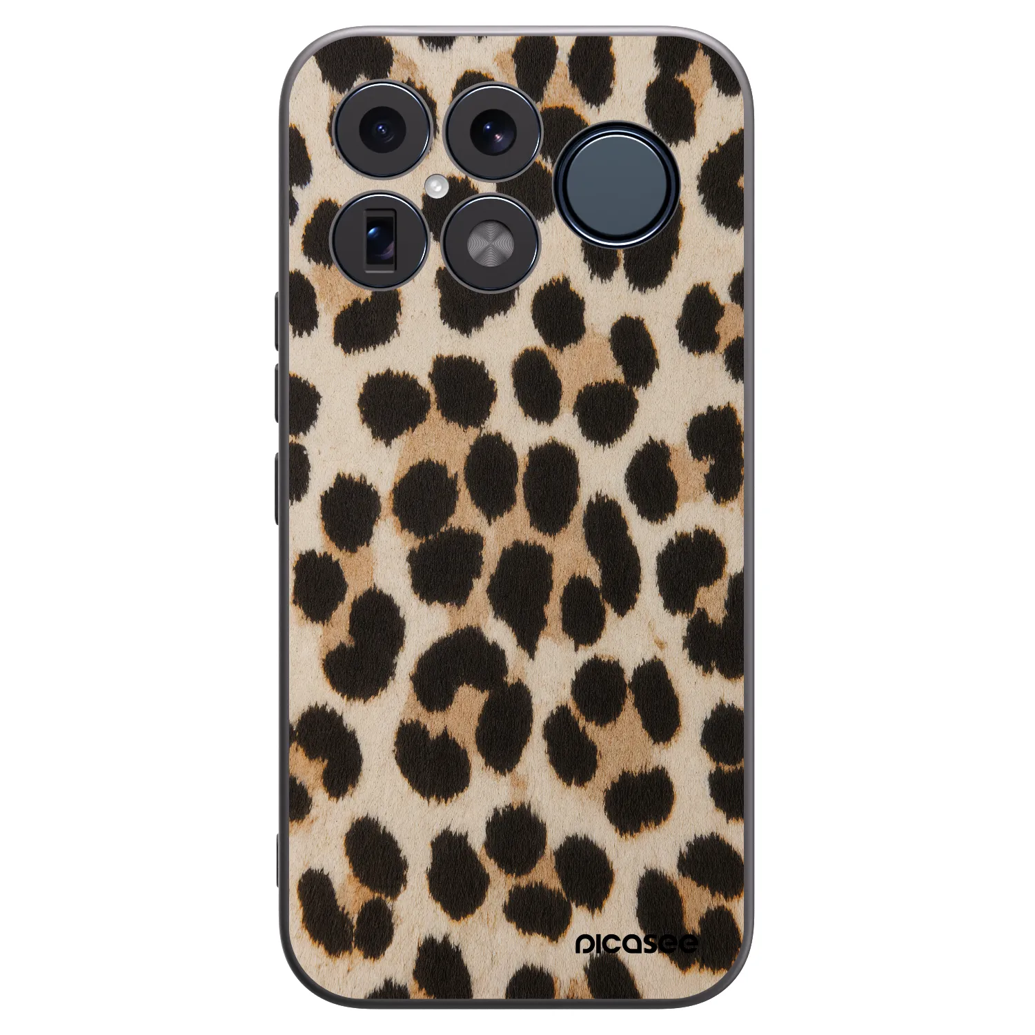 Picasee crna silikonska maskica za Xiaomi Poco F8 Ultra - Brown Tiger
