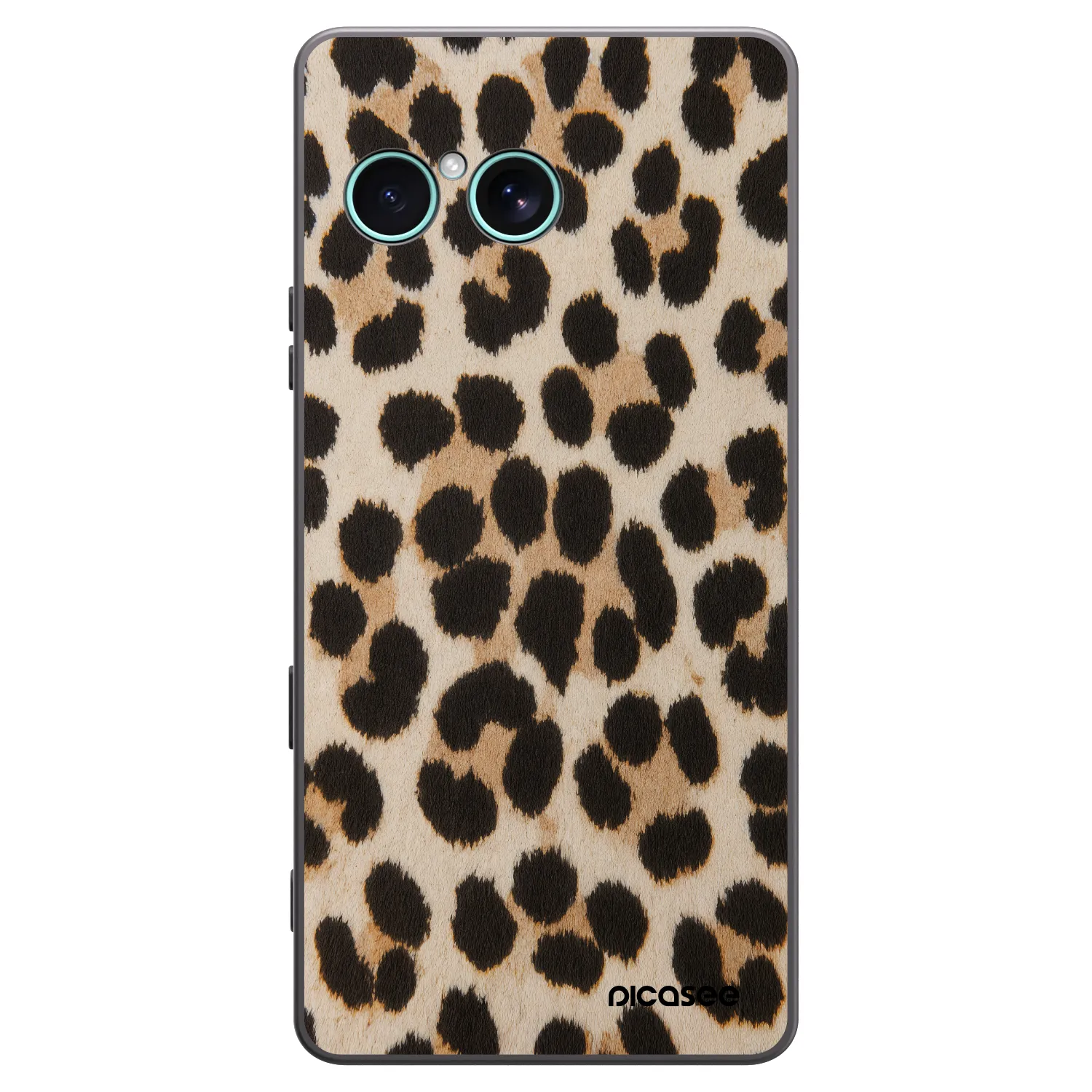 Picasee crna silikonska maskica za Sony Xperia 10 VII - Brown Tiger
