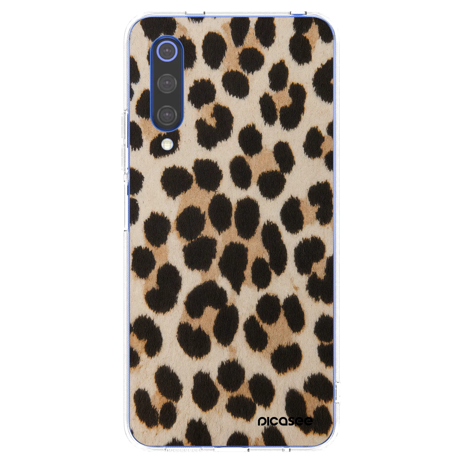 Picasee silikonska prozirna maskica za Xiaomi Mi 9 SE - Brown Tiger