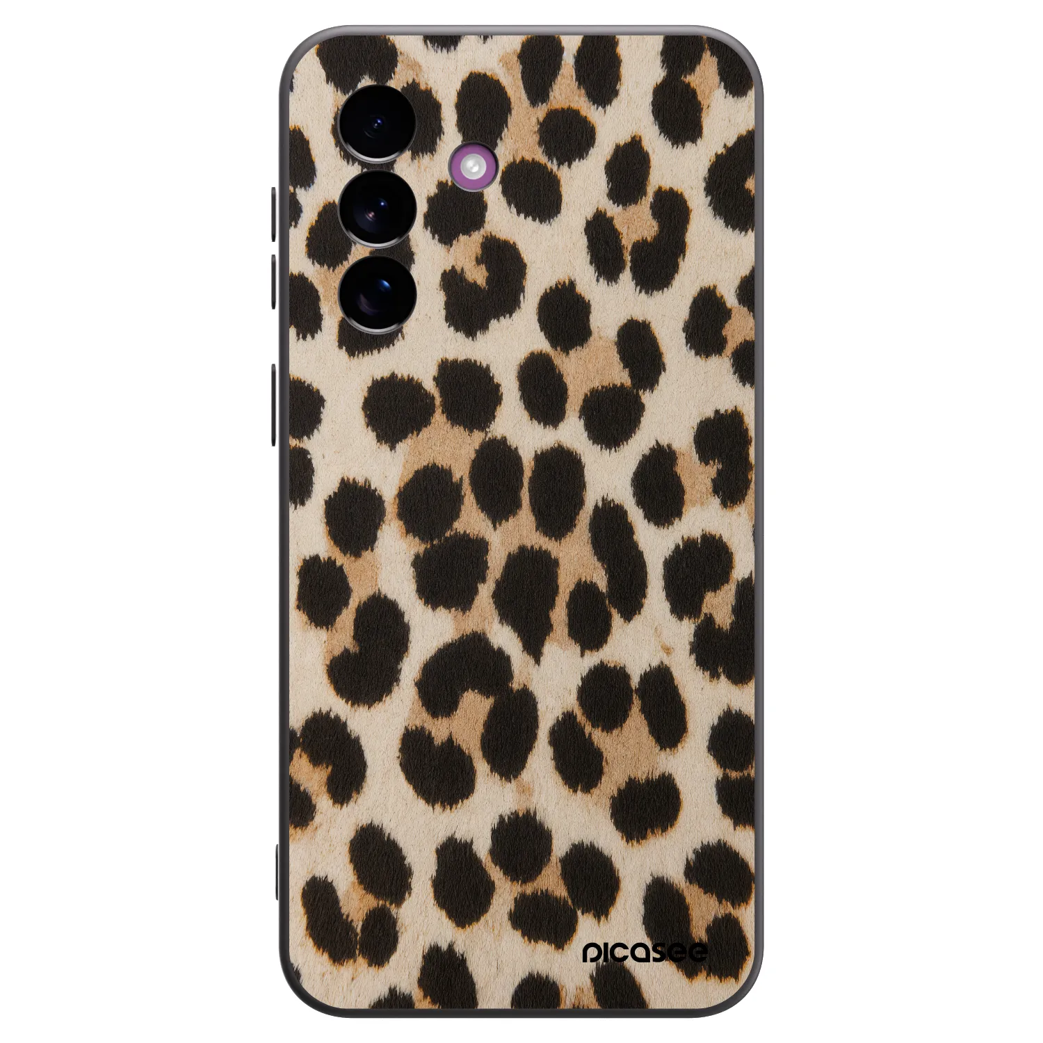 Picasee crna silikonska maskica za Samsung Galaxy A37 - Brown Tiger
