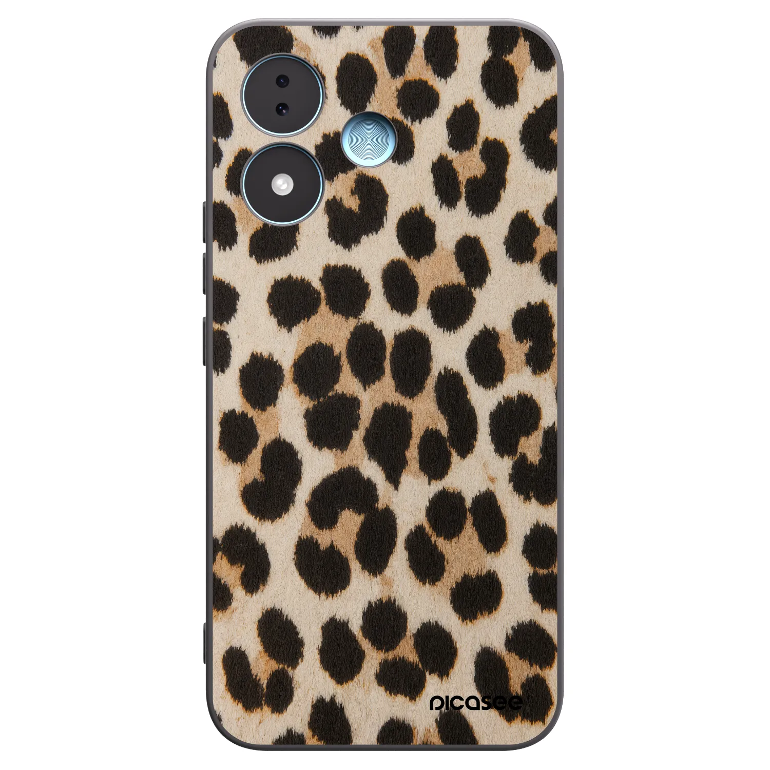 Picasee crna silikonska maskica za Xiaomi Redmi Note 17 5G - Brown Tiger