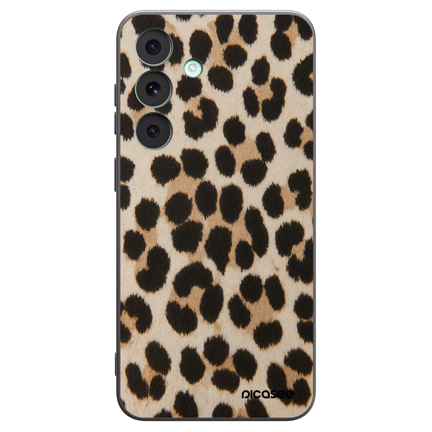 Picasee crna silikonska maskica za Samsung Galaxy S26 FE - Brown Tiger