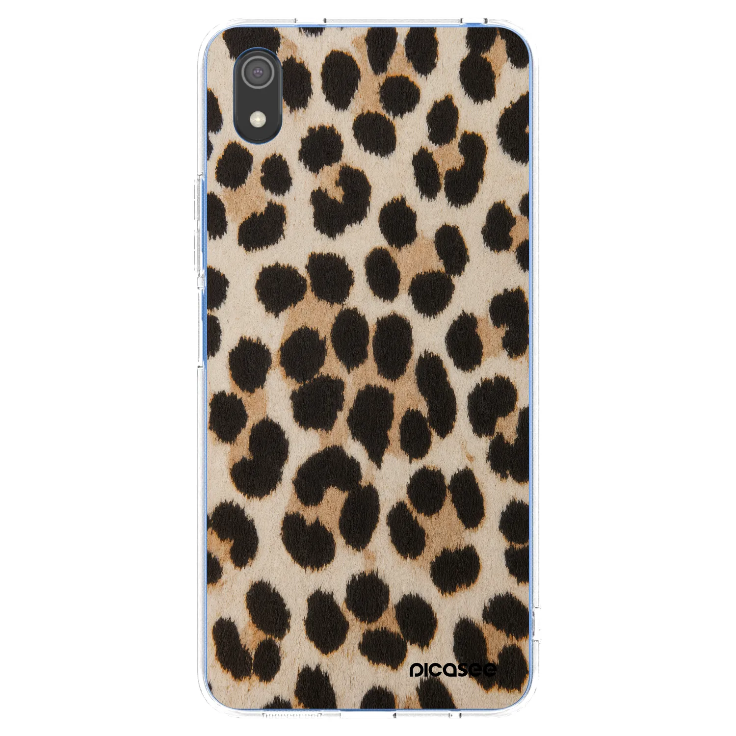 Picasee silikonska prozirna maskica za Xiaomi Redmi 7A - Brown Tiger