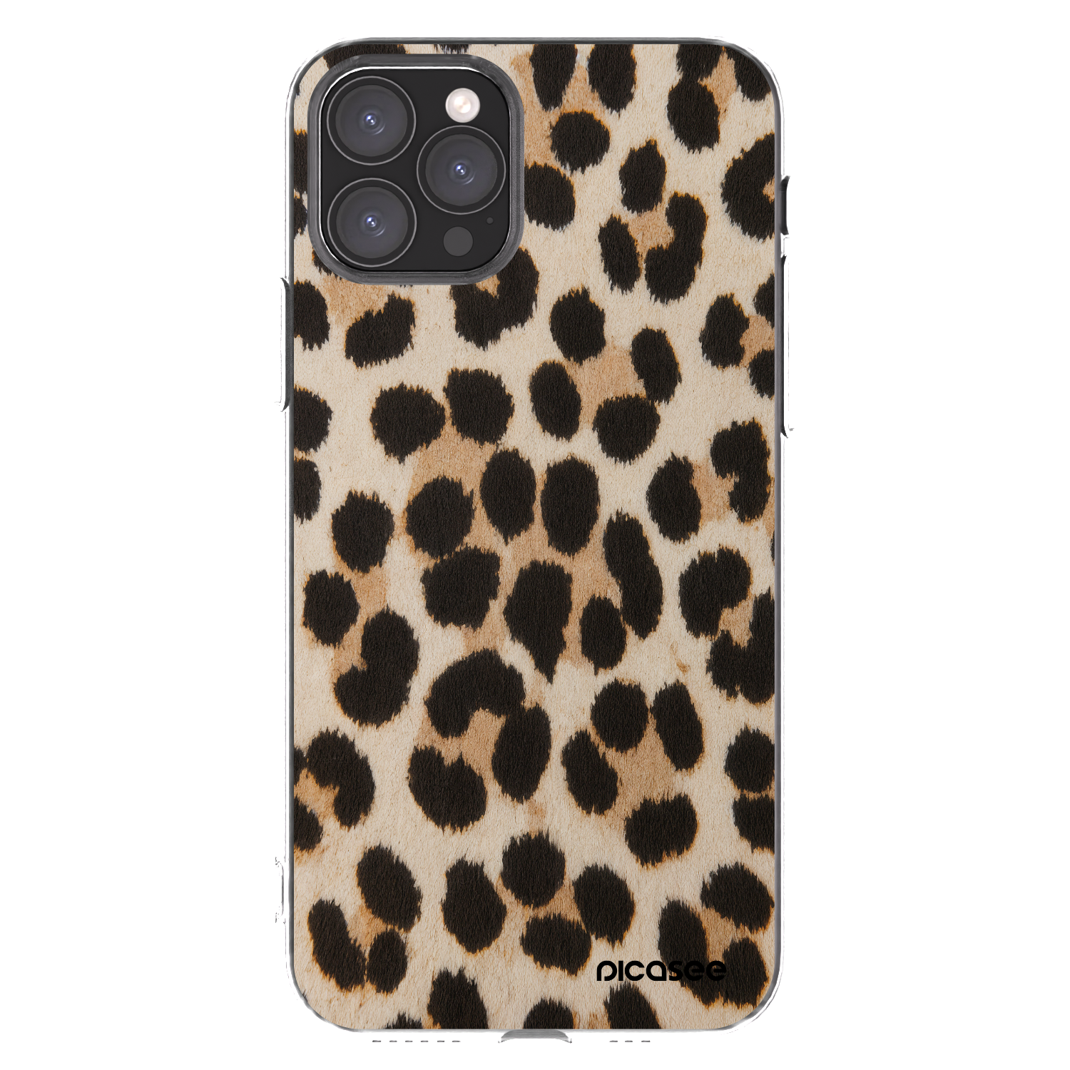Picasee silikonska prozirna maskica za Apple iPhone 11 Pro - Brown Tiger