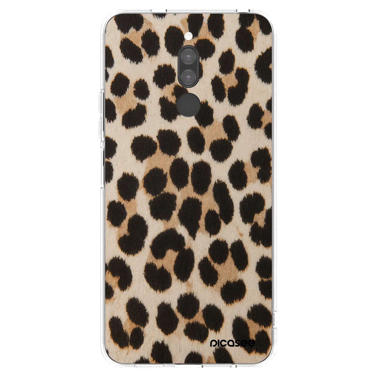 Picasee silikonska prozirna maskica za Xiaomi Redmi 8 - Brown Tiger