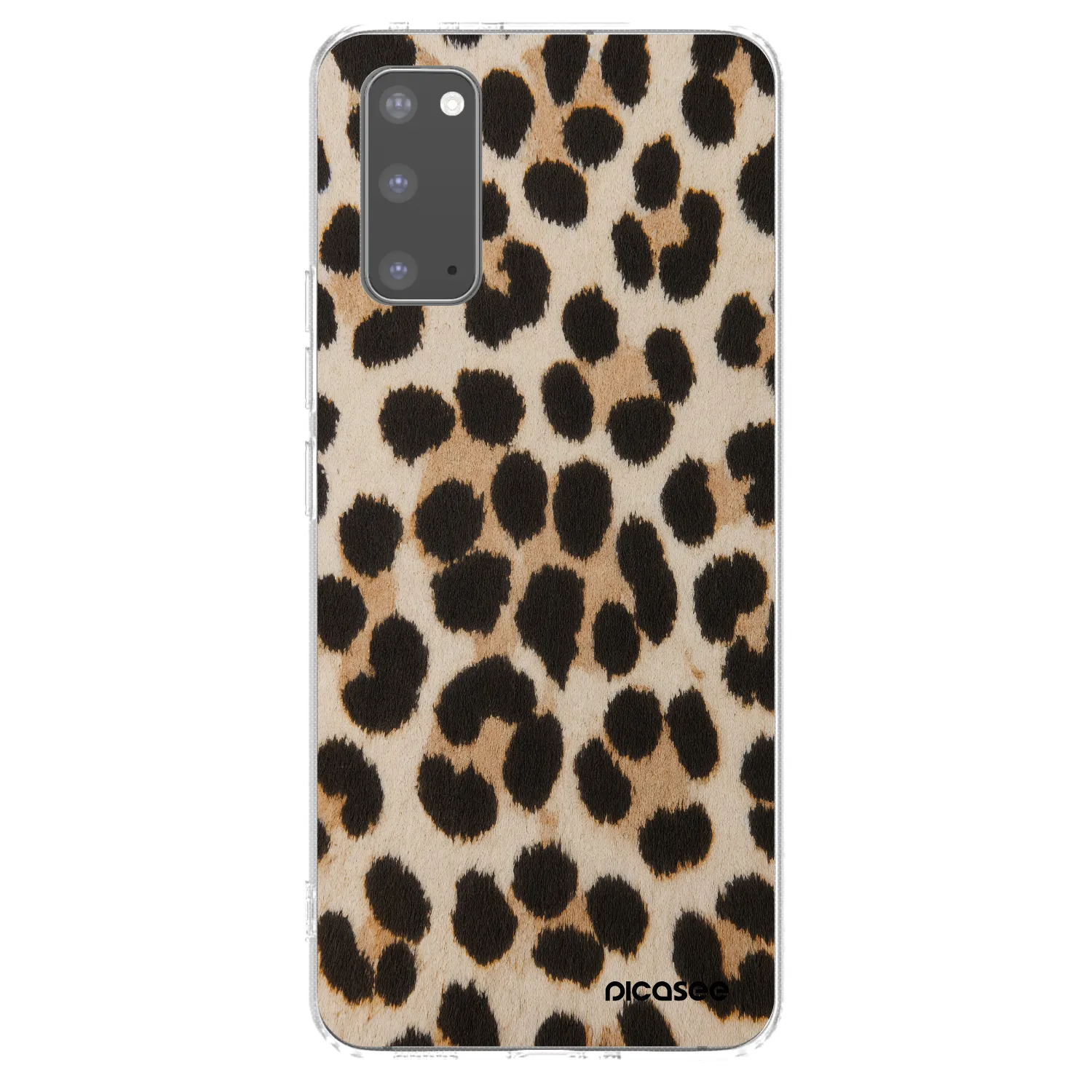 Picasee silikonska prozirna maskica za Samsung Galaxy S20 G980F - Brown Tiger