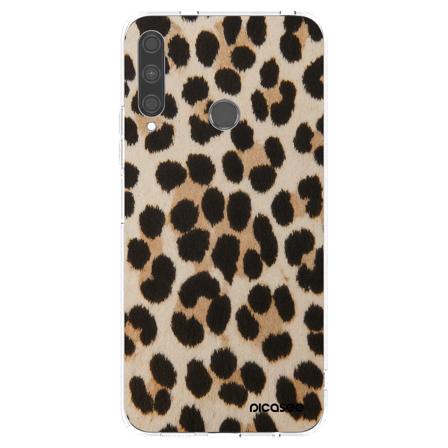 Picasee silikonska prozirna maskica za Huawei P40 Lite E - Brown Tiger
