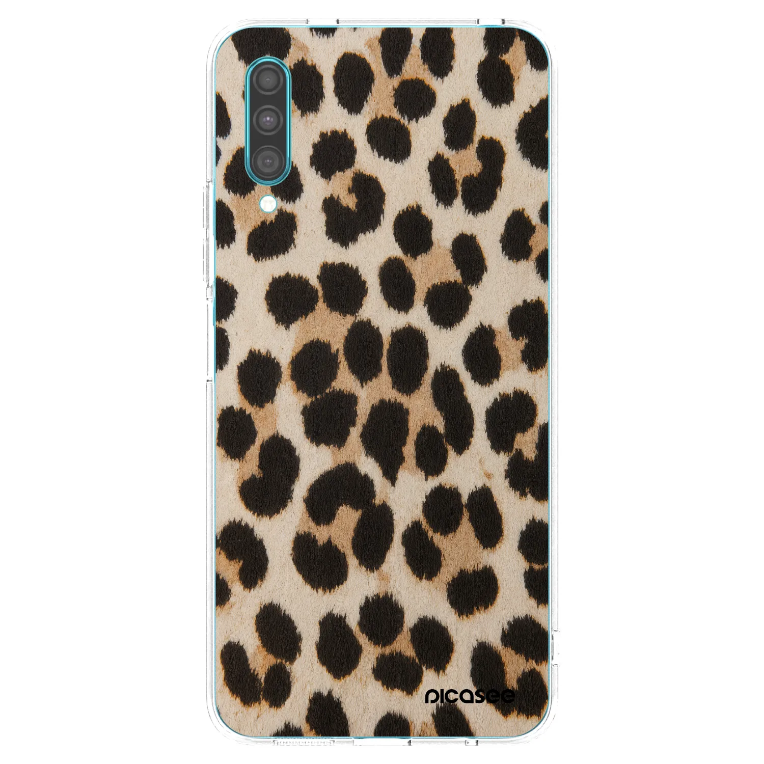 Picasee silikonska prozirna maskica za Samsung Galaxy A30s A307F - Brown Tiger