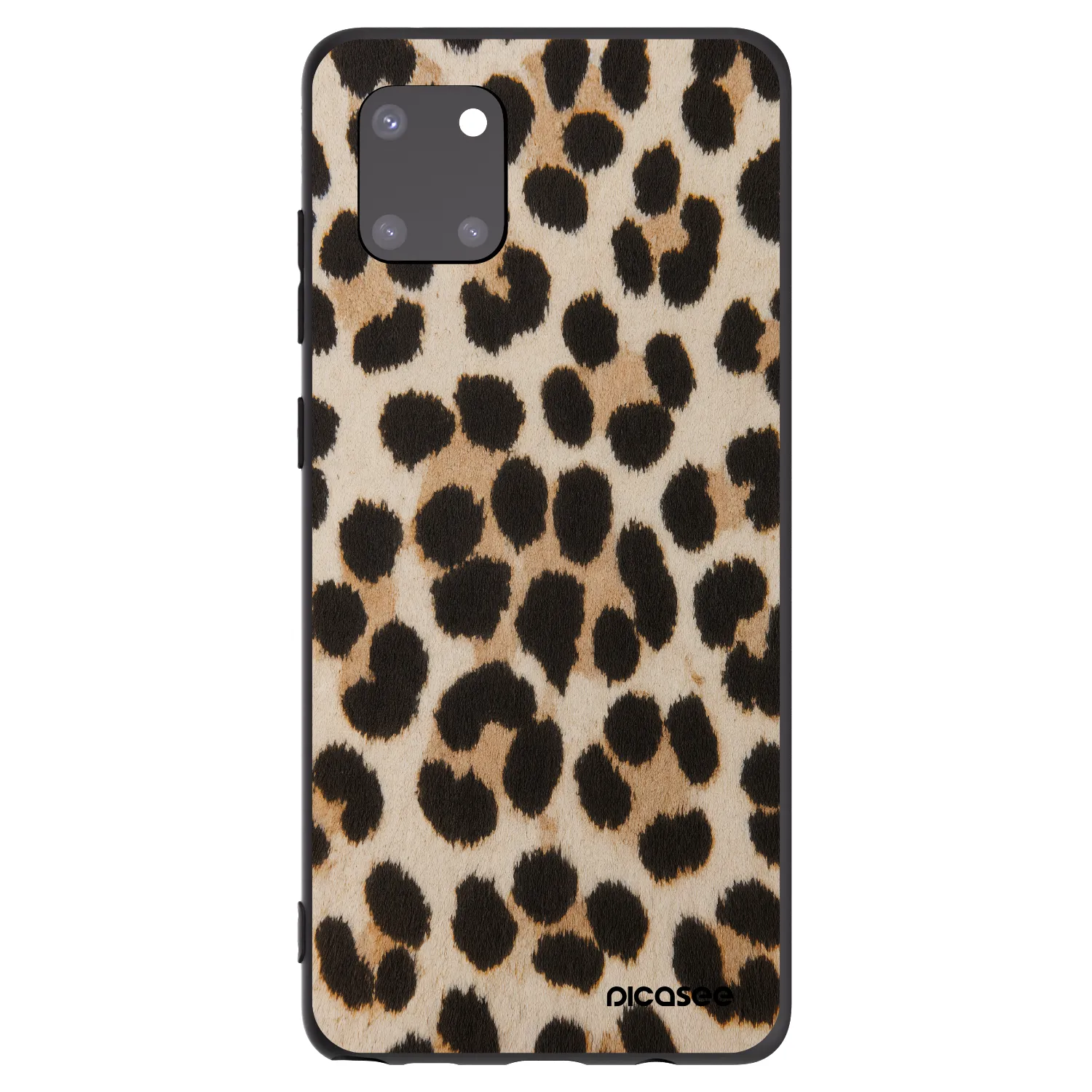 Picasee crna silikonska maskica za Samsung Galaxy Note 10 Lite N770F - Brown Tiger