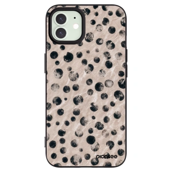 Picasee crna silikonska maskica za Apple iPhone 12 - Inked