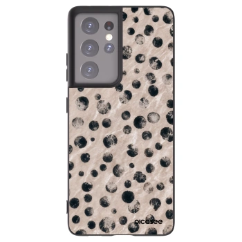 Picasee crna silikonska maskica za Samsung Galaxy S21 Ultra 5G G998B - Inked