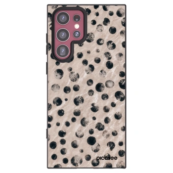 Picasee crna silikonska maskica za Samsung Galaxy S22 Ultra 5G - Inked