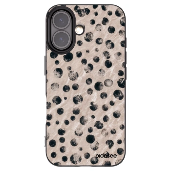 Picasee crna silikonska maskica za Apple iPhone 16 - Inked