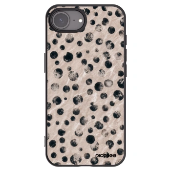 Picasee crna silikonska maskica za Apple iPhone 16e - Inked