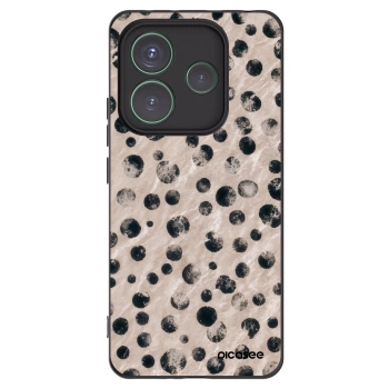 Picasee crna silikonska maskica za Xiaomi Redmi Note 14 5G - Inked