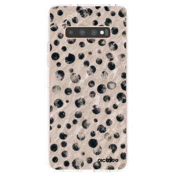 Picasee silikonska prozirna maskica za Samsung Galaxy S10 Plus G975 - Inked