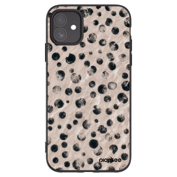 Picasee crna silikonska maskica za Apple iPhone 11 - Inked