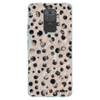 Picasee crna silikonska maskica za Xiaomi Redmi Note 9 - Inked
