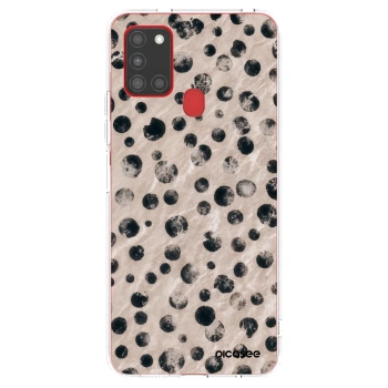 Picasee silikonska prozirna maskica za Samsung Galaxy A21s - Inked