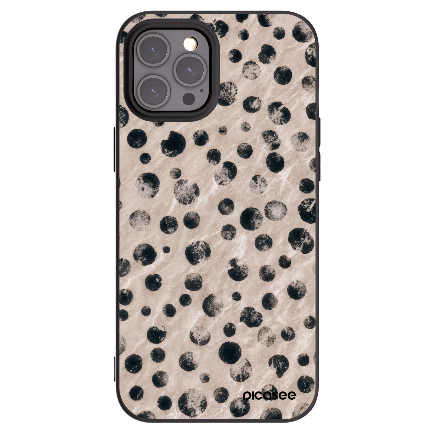 Picasee crna silikonska maskica za Apple iPhone 12 Pro Max - Inked