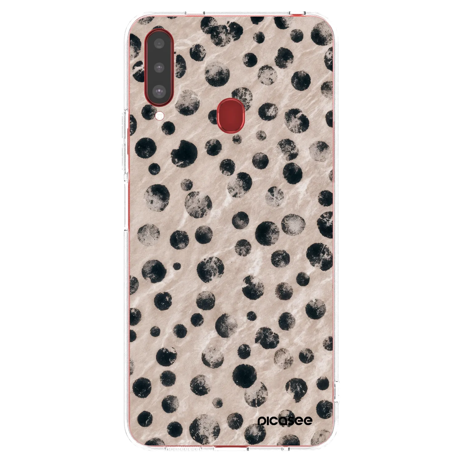 Picasee silikonska prozirna maskica za Samsung Galaxy A20s - Inked