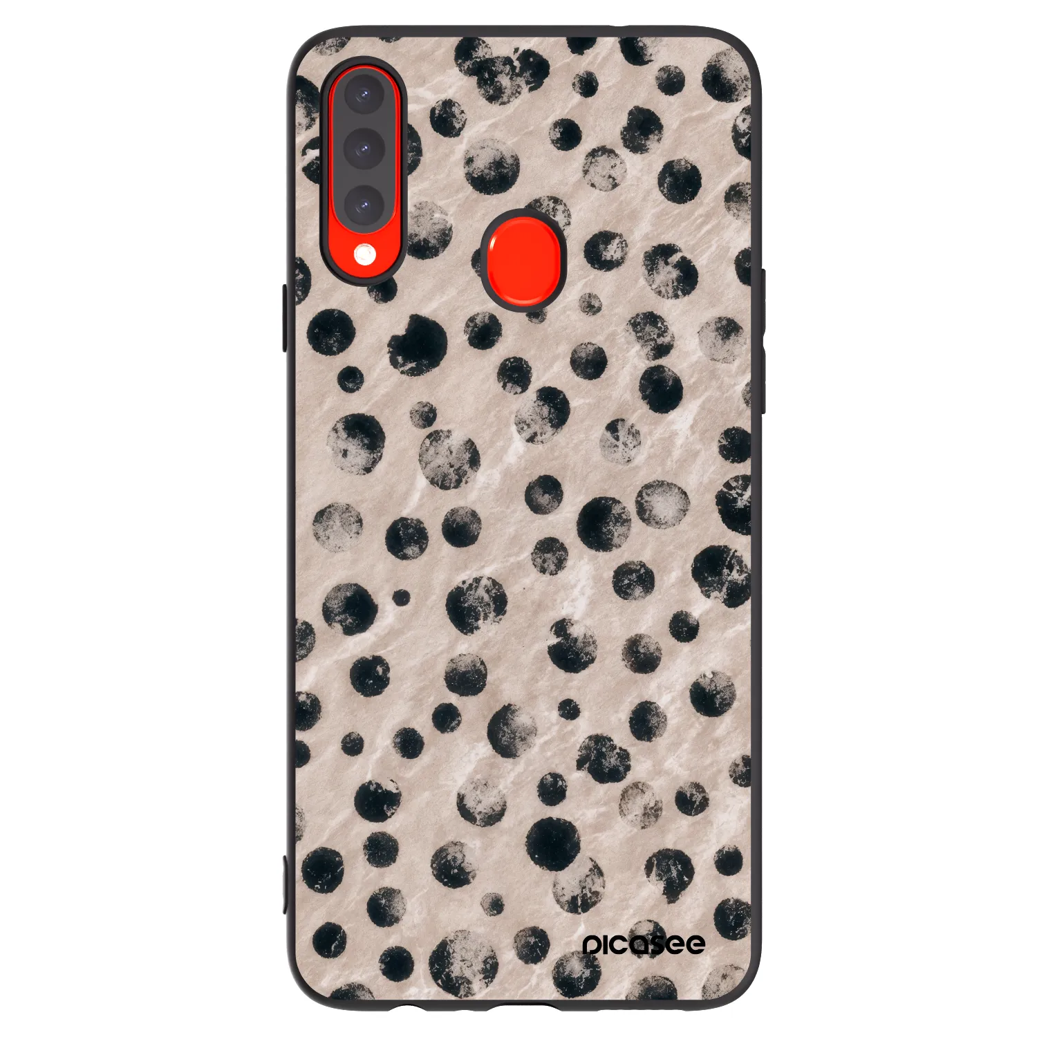 Picasee crna silikonska maskica za Samsung Galaxy A20s - Inked