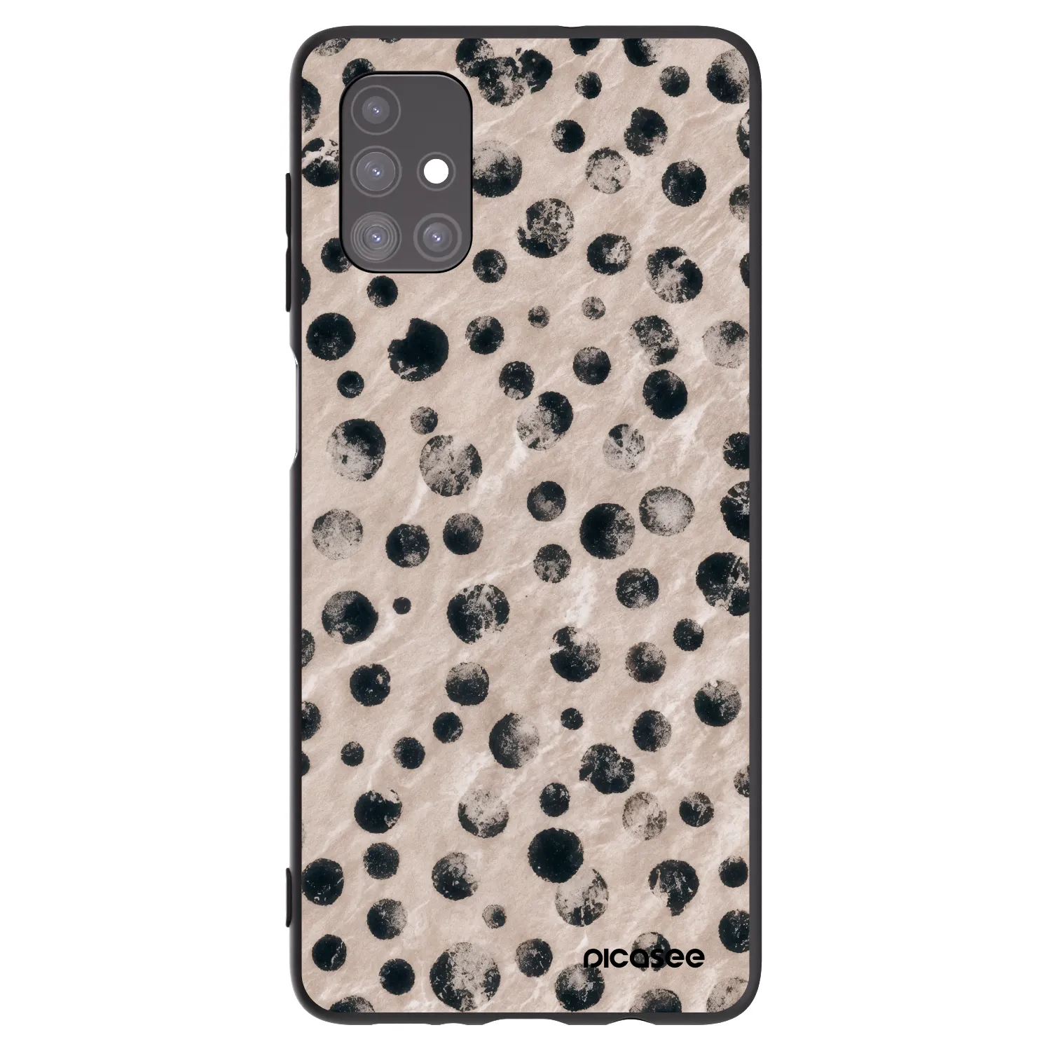 Picasee crna silikonska maskica za Samsung Galaxy M51 M515F - Inked