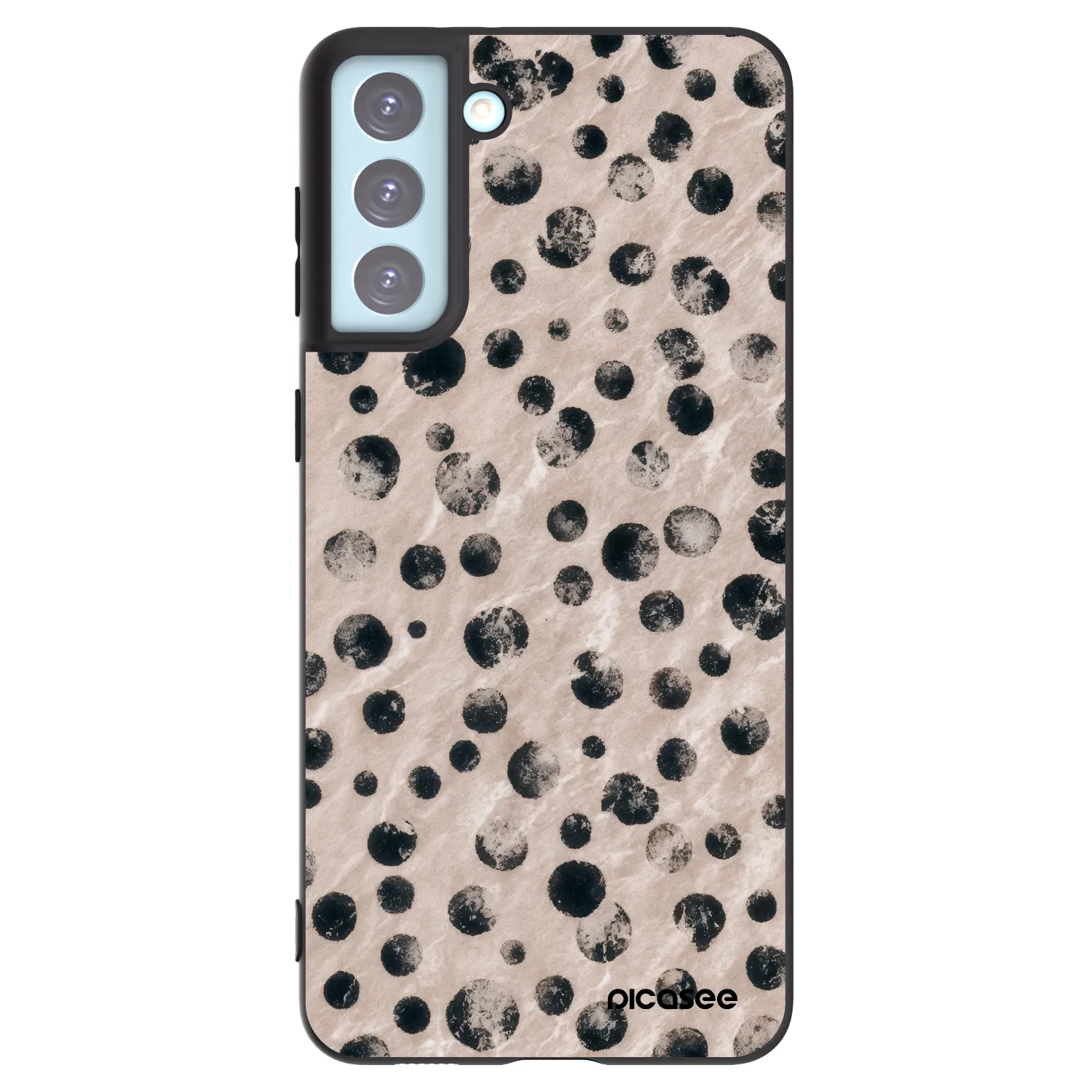 Picasee crna silikonska maskica za Samsung Galaxy S21+ 5G G996F - Inked