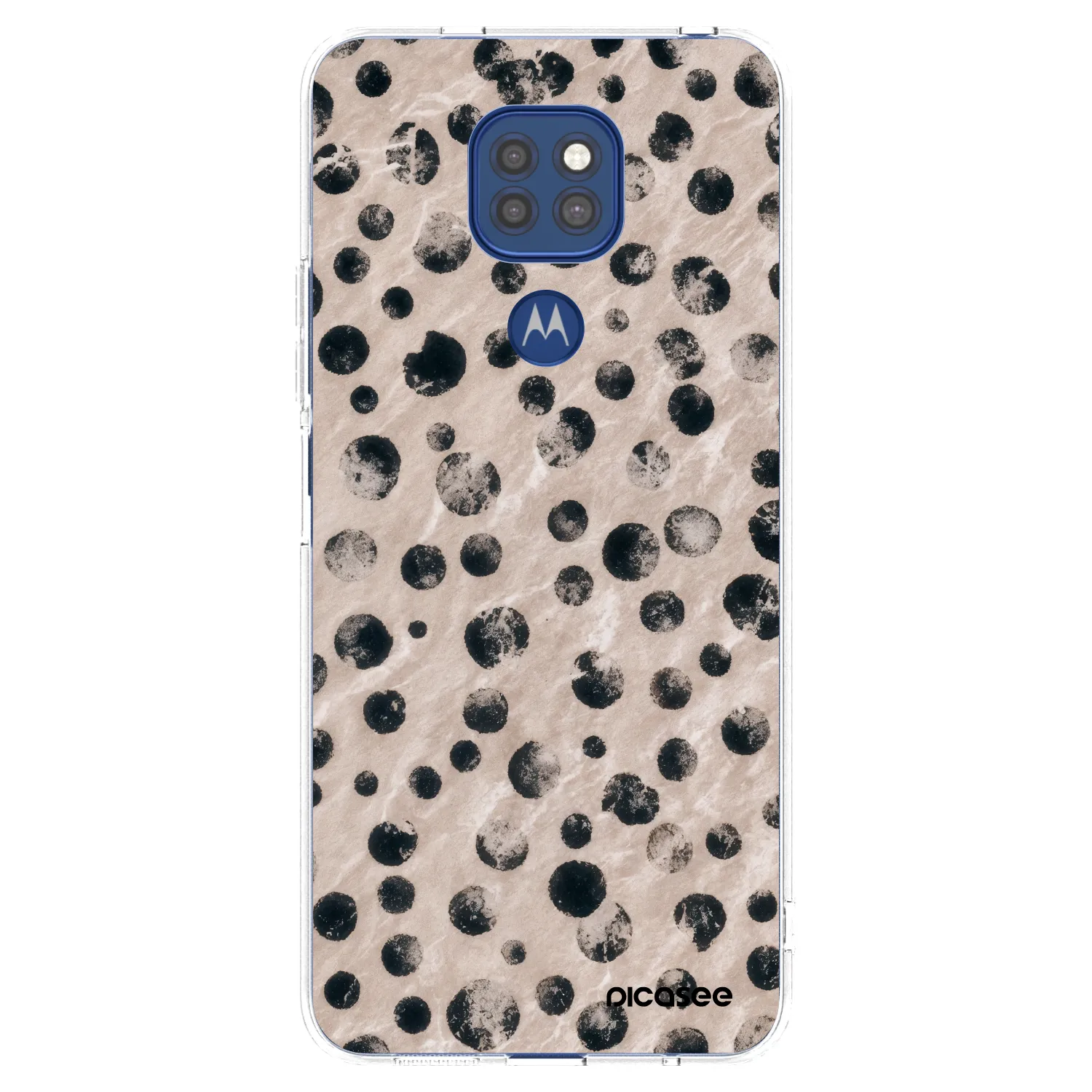 Picasee silikonska prozirna maskica za Motorola Moto G9 Play - Inked