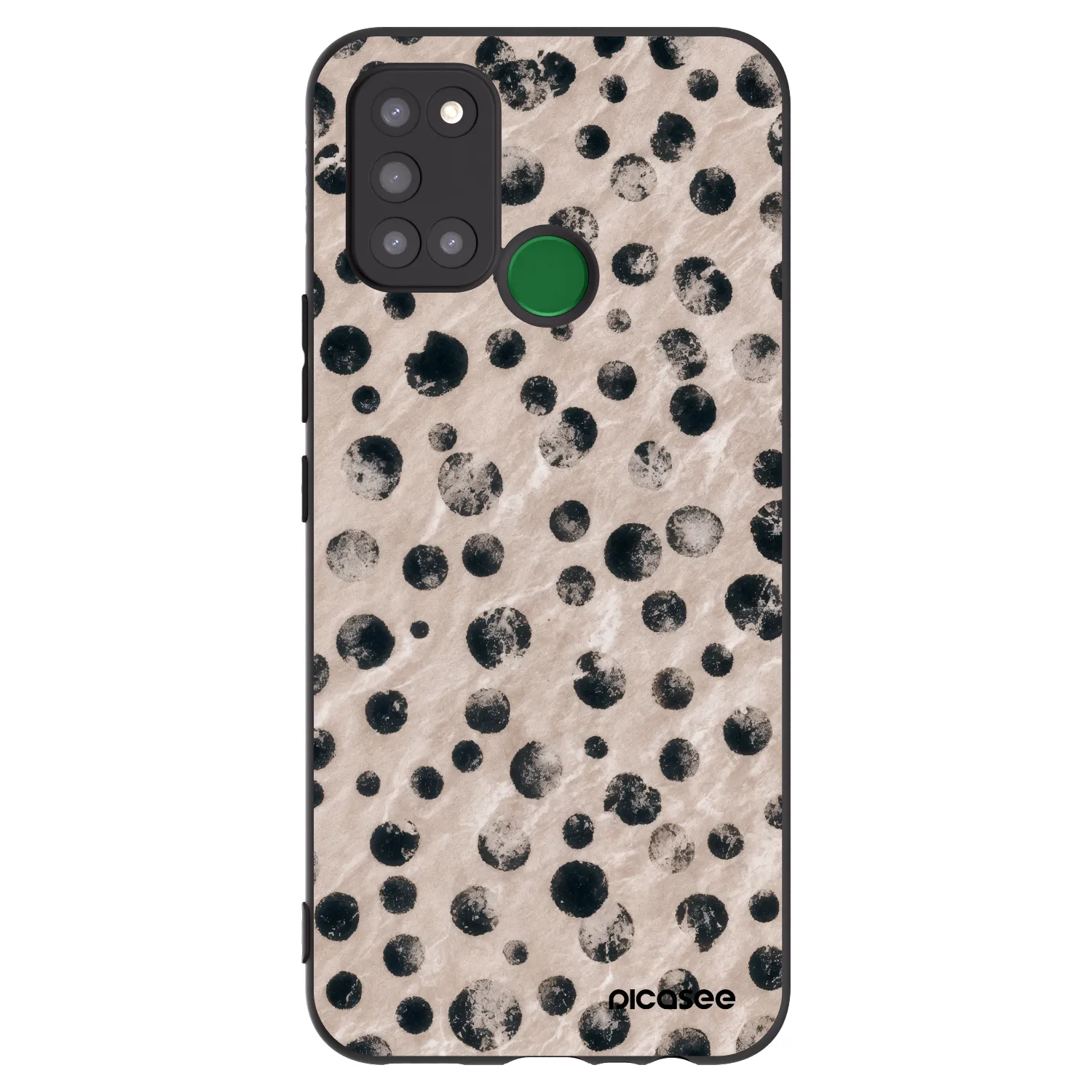 Picasee crna silikonska maskica za Realme 7i - Inked