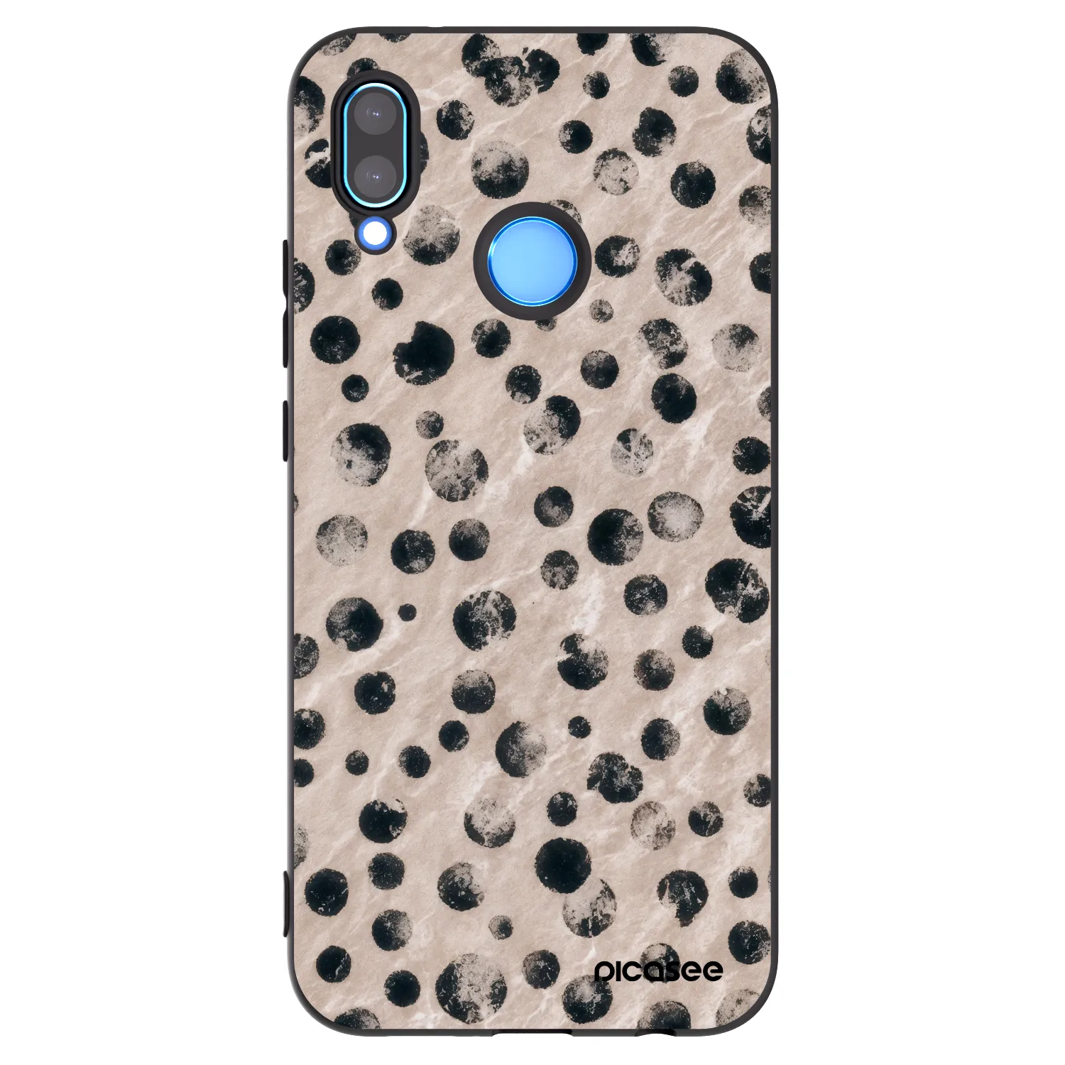 Picasee crna silikonska maskica za Huawei P20 Lite - Inked