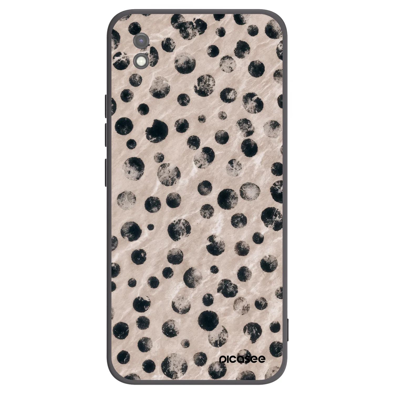 Picasee crna silikonska maskica za Xiaomi Redmi 9AT - Inked