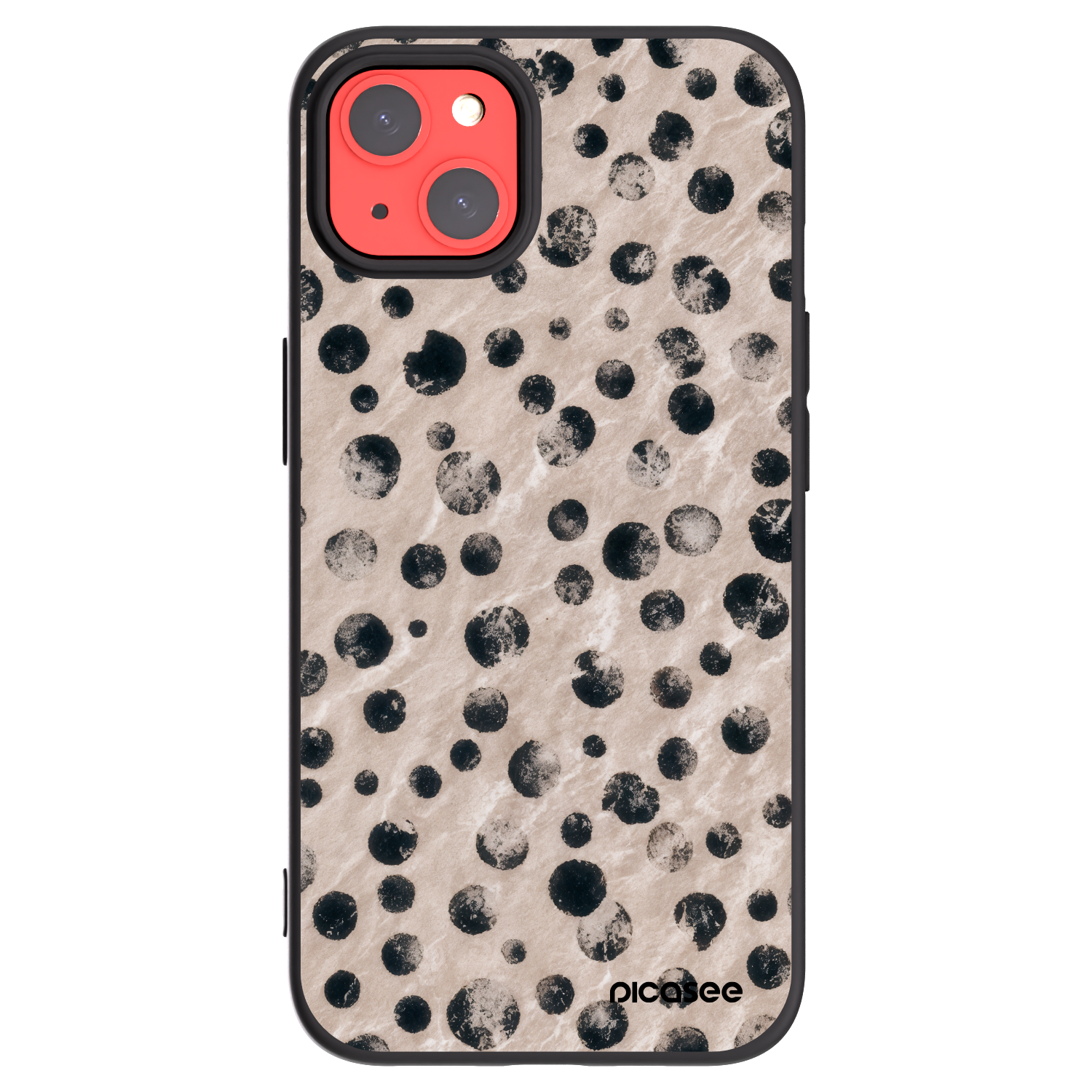 Picasee crna silikonska maskica za Apple iPhone 13 - Inked