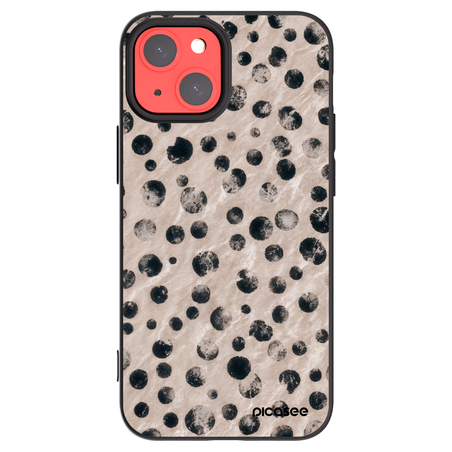 Picasee crna silikonska maskica za Apple iPhone 13 mini - Inked